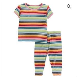 Kickee Pants Cancun Strawberry Stripe